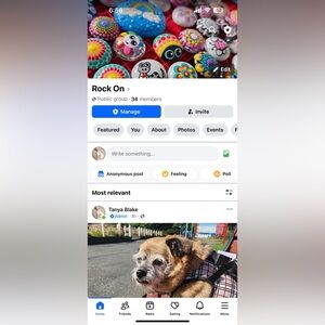 Join my Rock On group. You can find handmade hidden rocks.